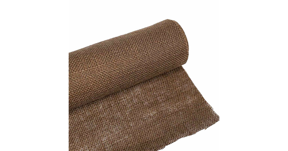 Chemin de Table Toile de Jute Marron | RunnerCollection